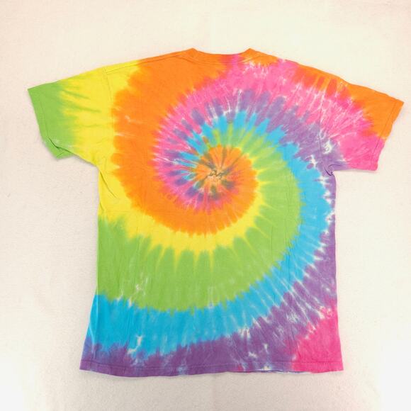 Grateful Dead Band Crew Neck Short Sleeve Graphic T Shirt Mens Size L Tie Dye - Picture 10 of 10